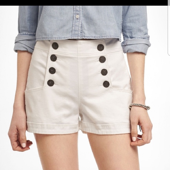 high rise sailor shorts